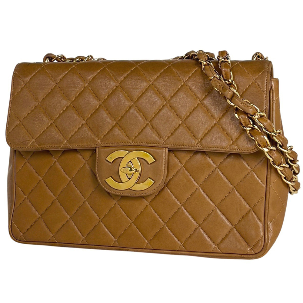 Chanel Large Matelassé Single Flap Chain Shoulder Bag with Coco Mark, Double ...